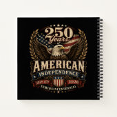 アメリカ建国250周年 usa ノートブック (裏面)