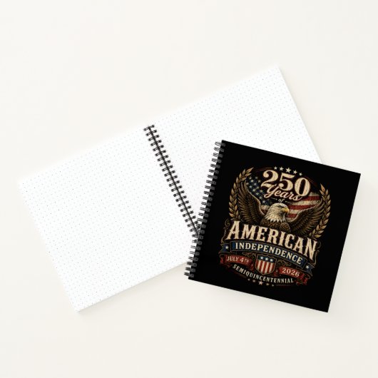 アメリカ建国250周年 usa ノートブック (内部)