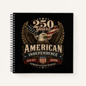 アメリカ建国250周年 usa ノートブック (正面)