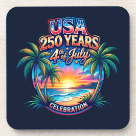 アメリカ建国250周年 USA パームビーチ コースター