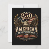 アメリカ建国250周年 usa 招待状 (裏面)