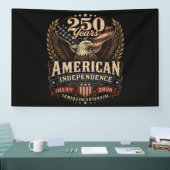 アメリカ建国250周年 usa 横断幕 (トレードショー)