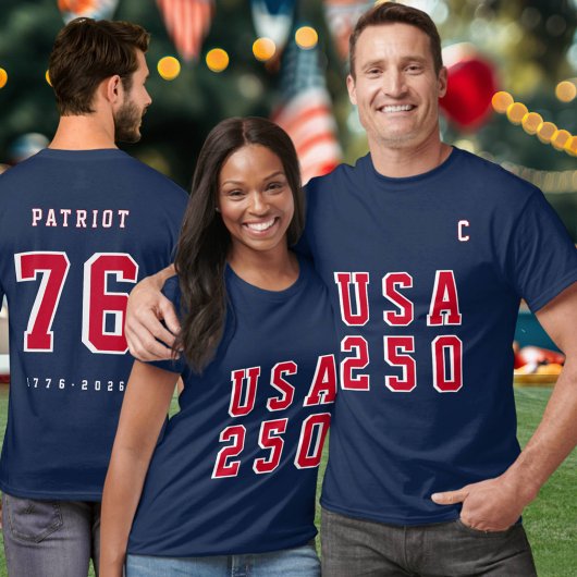 アメリカ建国250周年 USA 250周年記念パーティージャージ Tシャツ