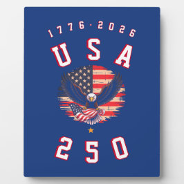 アメリカ建国250周年 USA 250 1776 2026 フォトプラーク