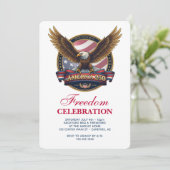 アメリカ建国250周年BBQ 招待状 (スタンド正面)