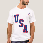アメリカ建国250周年USAホッケージャージ Tシャツ (正面)
