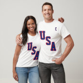 アメリカ建国250周年USAホッケージャージ Tシャツ (ユニセックス)