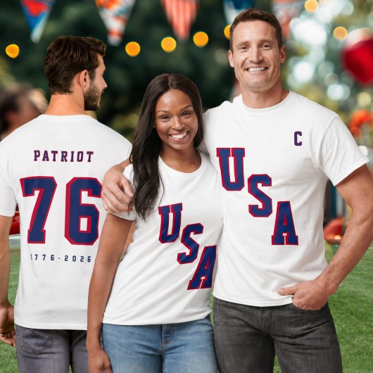 アメリカ建国250周年USAホッケージャージ Tシャツ
