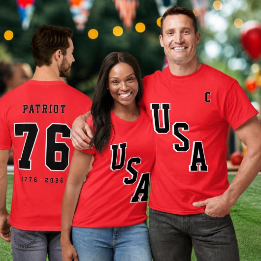 アメリカ建国250周年USAホッケージャージ Tシャツ