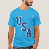 アメリカ建国250周年USAホッケージャージ Tシャツ (正面)
