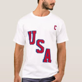 アメリカ建国250周年USAホッケージャージ Tシャツ (正面)