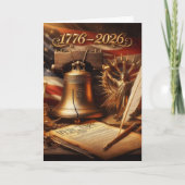 アメリカ建国250年おめでとう  シーズンカード (正面)