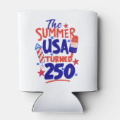 アメリカ建国250年の夏 7月4日 缶クーラー (裏面)