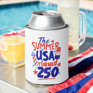 アメリカ建国250年の夏 7月4日 缶クーラー