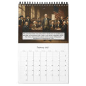 アメリカ建国250年カレンダー アメリカの歴史 カレンダー (1月 2027)