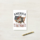 アメリカ建国250年フラワーフラッグ ポストイット (デスク上)