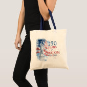 アメリカ建国250年祭 アメリカの自由の250年 トートバッグ (正面(商品))