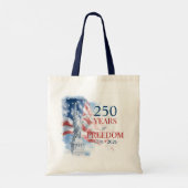 アメリカ建国250年祭 アメリカの自由の250年 トートバッグ (裏面)