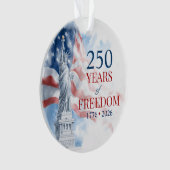 アメリカ建国250年祭 アメリカの自由 オーナメント (正面)