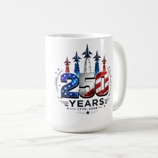 アメリカ建国250年祭 コーヒーマグカップ (正面右)