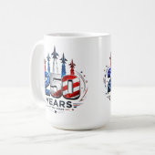 アメリカ建国250年祭 コーヒーマグカップ (正面左)