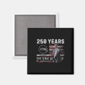 アメリカ建国250年祭 2026年7月4日 O マグネット (正面/裏面)