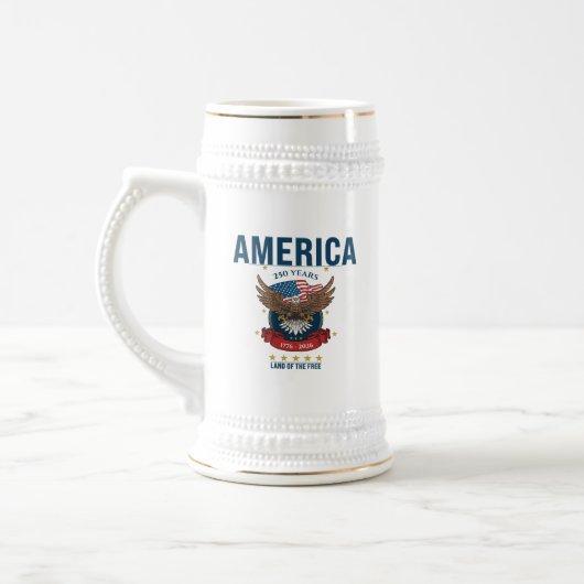 アメリカ建国250年記念イーグル | 1776–2026 ビールジョッキ (左)