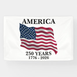 アメリカ建国250年記念フラグ 横断幕