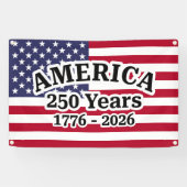 アメリカ建国250年記念フラグ 横断幕 (横)