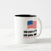 アメリカ建国250年記念マグカップ ツートーンマグカップ (正面右)