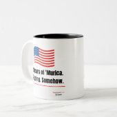 アメリカ建国250年記念マグカップ ツートーンマグカップ (正面左)