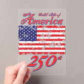 アメリカ建国250年 アクリル招待状 (インサイチュ (ポータブル))