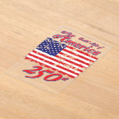 アメリカ建国250年 アクリル招待状 (レイダウン)