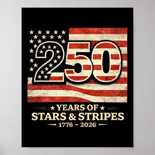 アメリカ建国250年 アメリカ250周年 USA250 ポスター (正面)