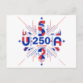 アメリカ建国250年 シーズンポストカード (正面)