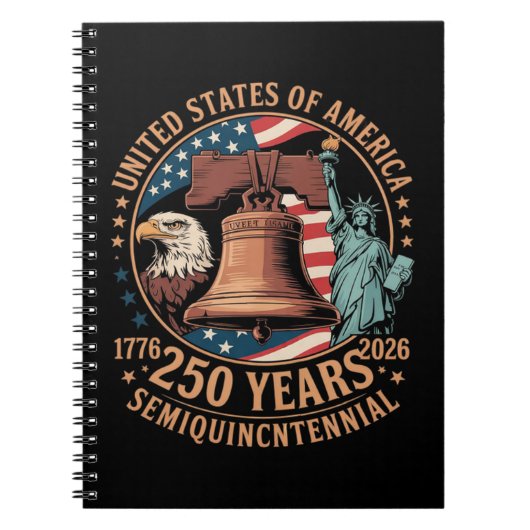 アメリカ建国250年 ノートブック (正面)