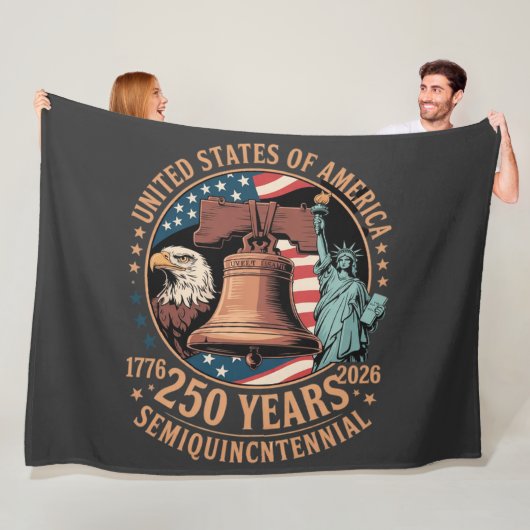 アメリカ建国250年 フリースブランケット (インサイチュ)