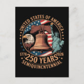 アメリカ建国250年 ポストカード (正面)