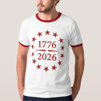 アメリカ建国250年 神の恵み 1776 2026 Tシャツ