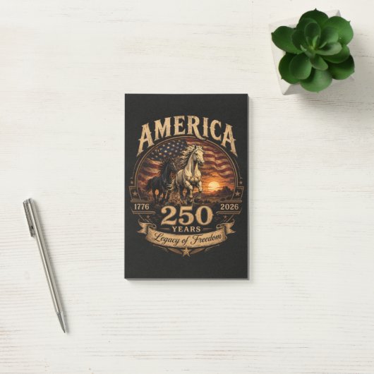 アメリカ建国250年 1776 2026 記念 ポストイット (オフィス)
