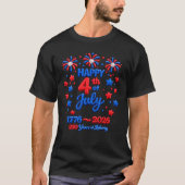アメリカ建国250年 -18b Tシャツ (正面)
