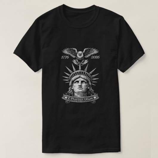 アメリカ建国250年 -22a Tシャツ (デザイン正面)