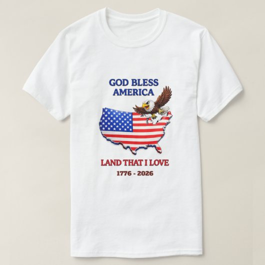 アメリカ建国250年 -24 Tシャツ (デザイン正面)