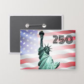 アメリカ建国250年 #49 缶バッジ (正面/裏面)