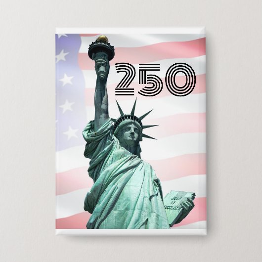アメリカ建国250年 #51 缶バッジ (正面)