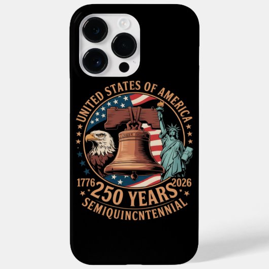 アメリカ建国250年 Case-Mate iPhoneケース (裏面)