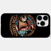 アメリカ建国250年 Case-Mate iPhoneケース (裏面 (横))