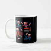 アメリカ建築7月4日よちよちよちよちよちよち コーヒーマグカップ (左)