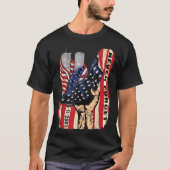 アメリカ忘れ合衆国の911年国旗の敗者 Tシャツ (正面)