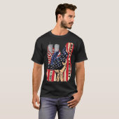 アメリカ忘れ合衆国の911年国旗の敗者 Tシャツ (正面フル)